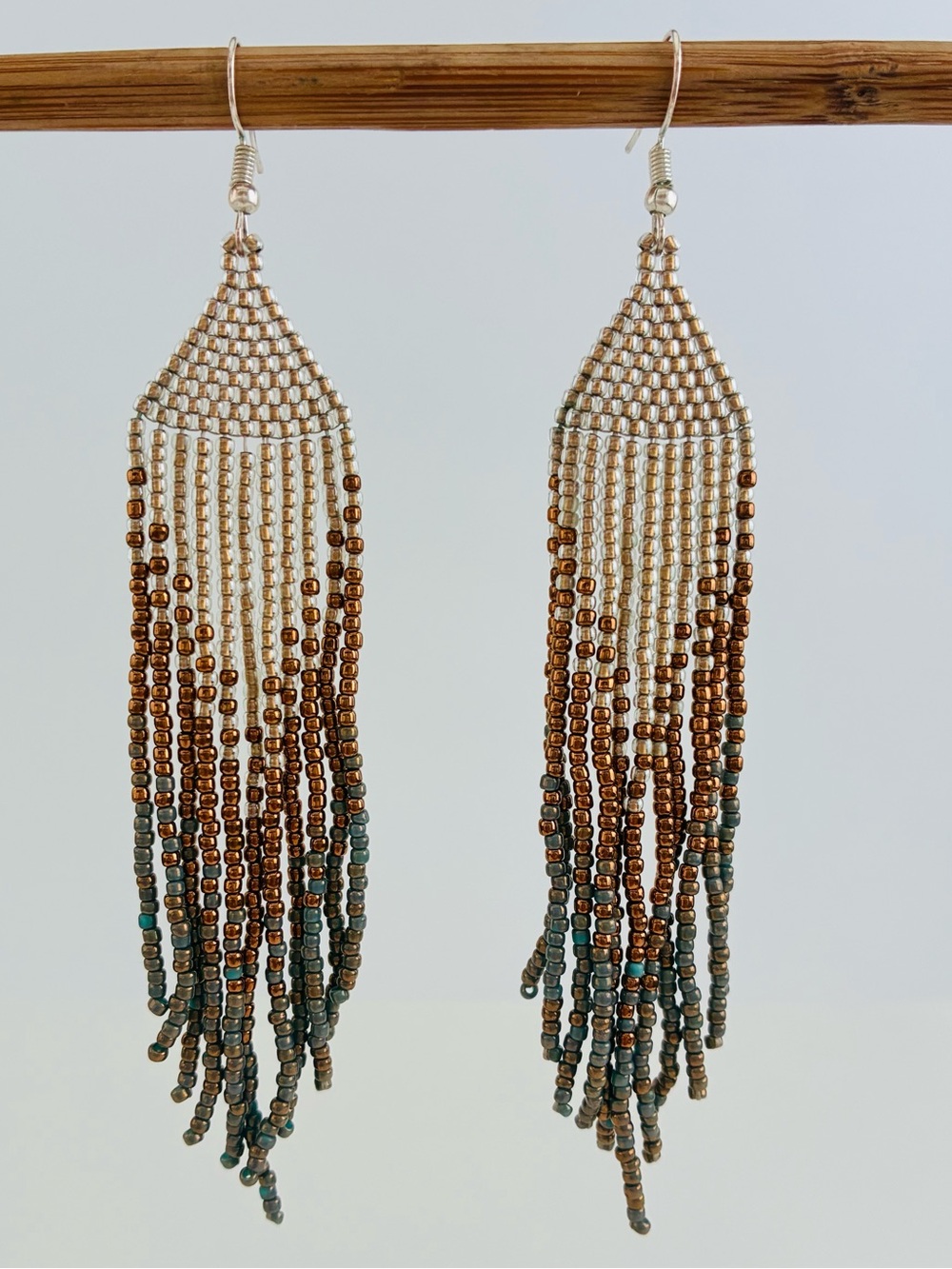 ✨Handmade Southwestern Style Beaded Fringe Earrings ✨